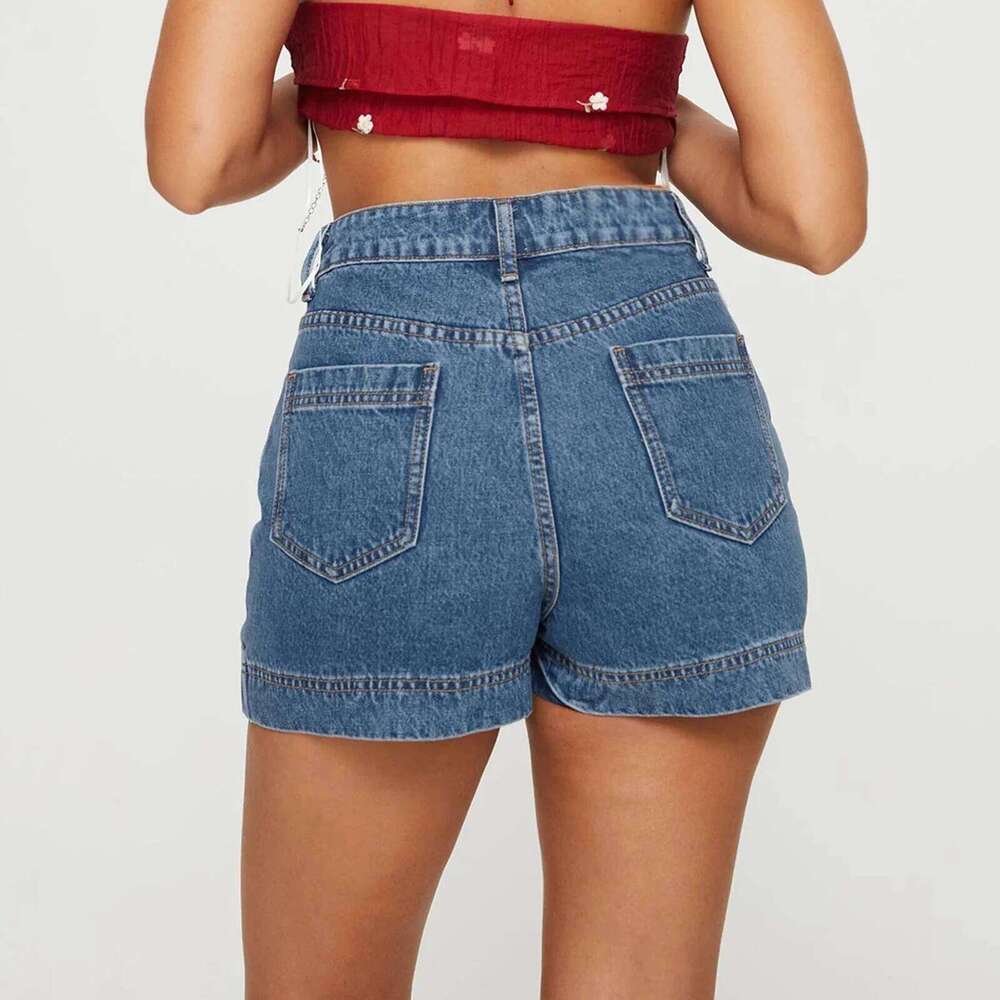 for Women High Waisted Stretchy Jean Mini y2k Vintage Washed Casual Denim Skirts with Pockets Club Party Z260314