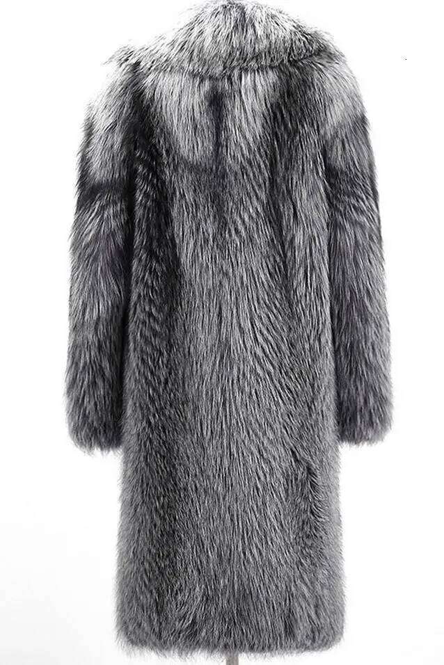 New specials imitation Fox hair long fur one body men's coat large code jacket Z260313