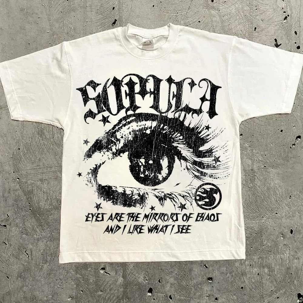 Harajuku Letter Graphic T Shirts Y2k Tops Men Women High Street Oversized T Shirt Pro Choice Streetwear Vintage Tee Clothing D260313