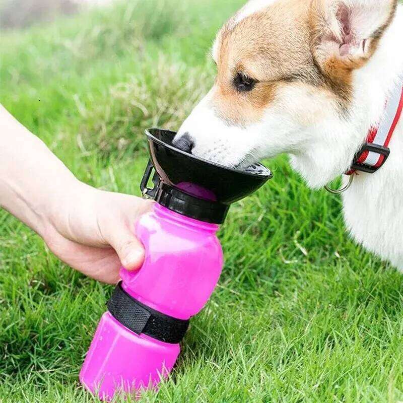 PLJI Out Walking Portable Bottle Dog Drinking Cup Cat Pet Water Feeding Supplies 26W0313