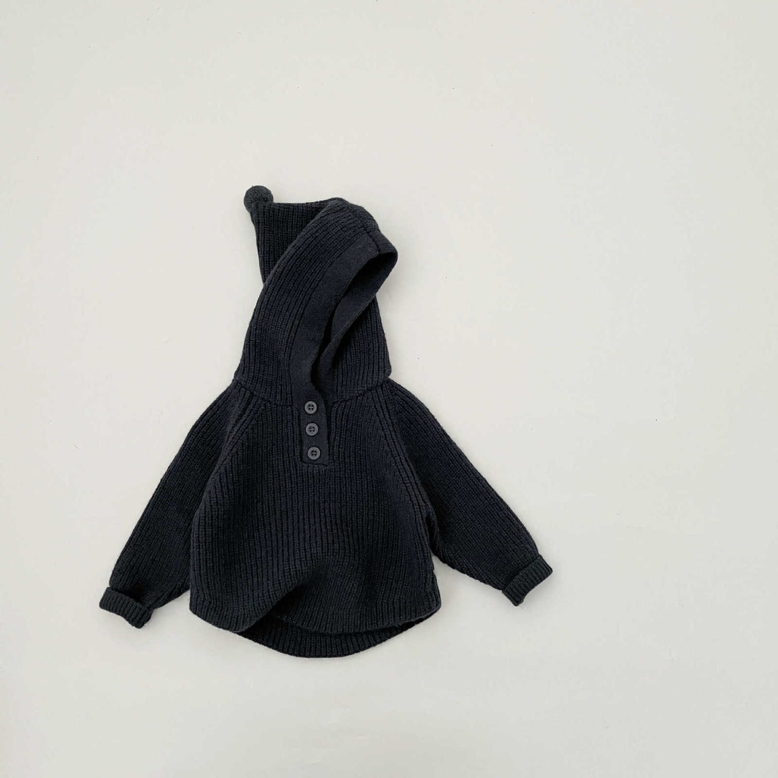 Women's Knits & Tees Korean children's clothing, thickened sweaters for spring and autumn new stylish hooded pullover knit tops for boys and