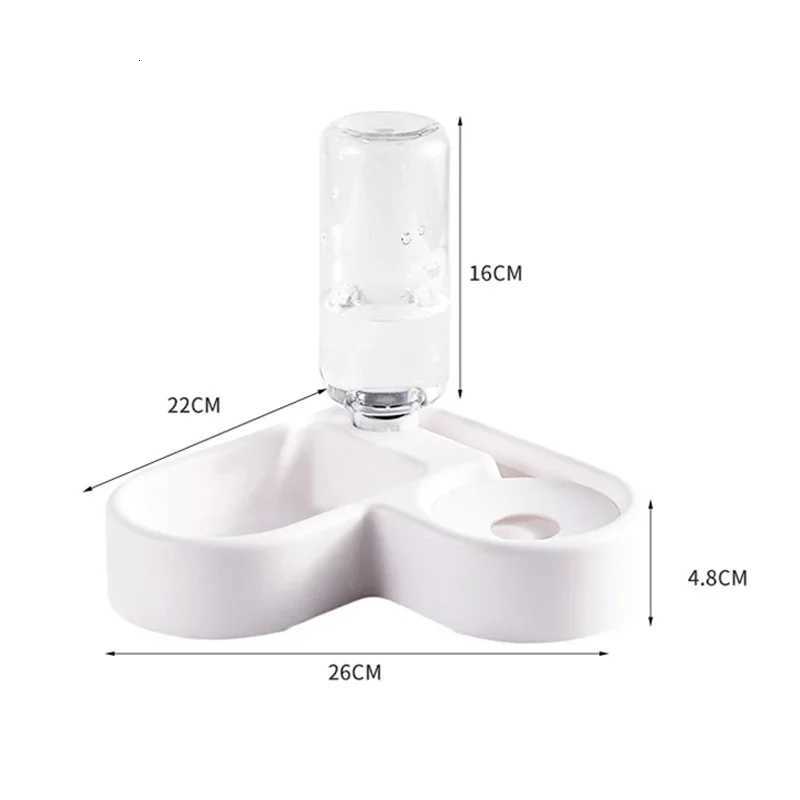 Automatic Drinking Fountain Pet Bowl Moisture-Proof Cat and Dog Feeding Basin For Water and Food Bowl H260313