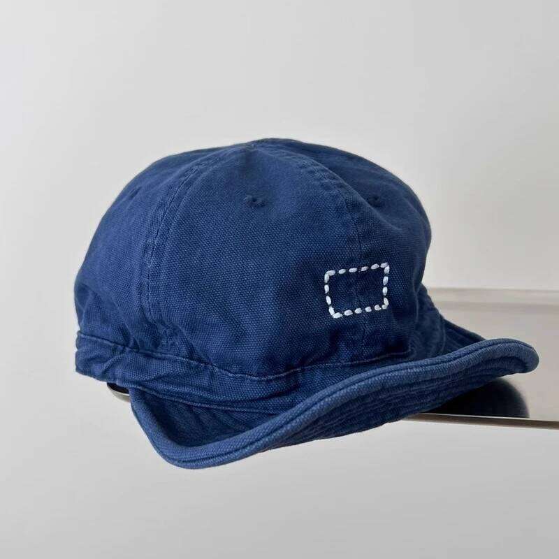 Japanese Retro Tooling Style Soft Men's Hat Summer Camping Leisure Sun Protection Niche Short Brim Baseball Caps Women Z260314