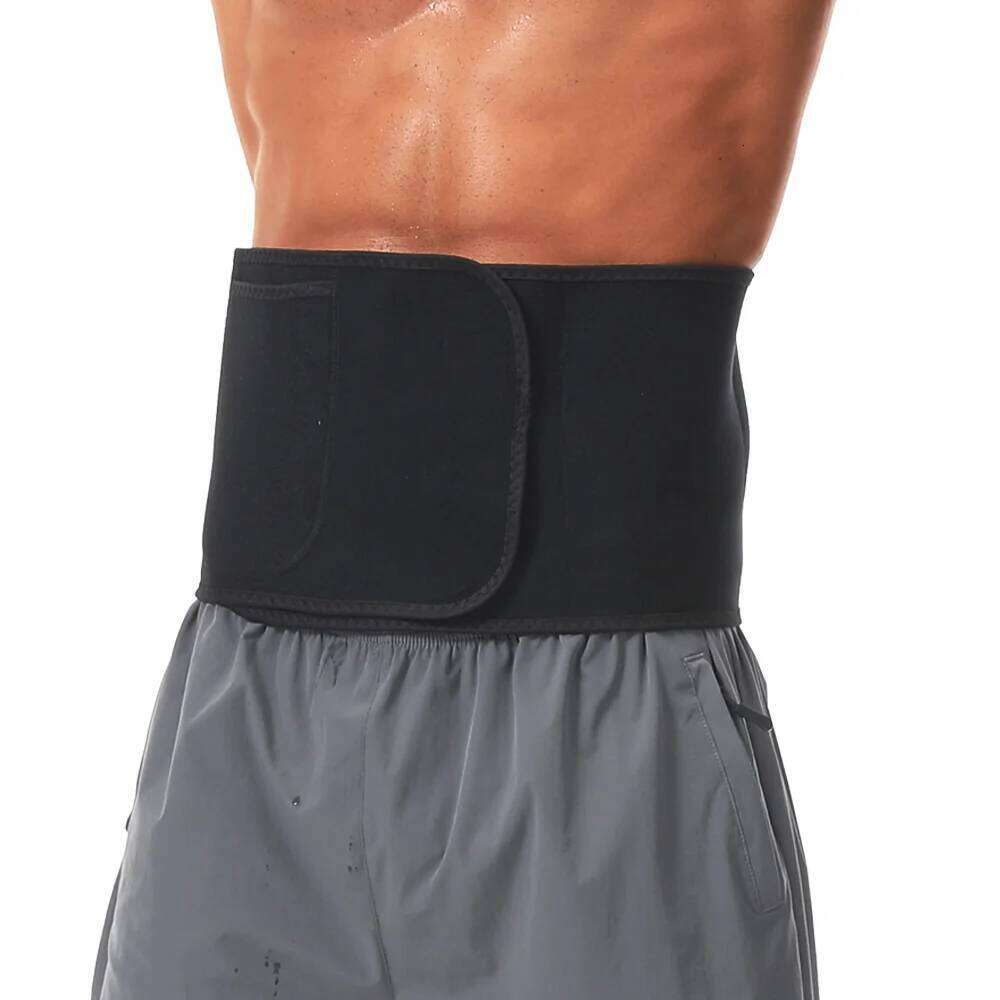 Men Sauna Sweat Belt Fat Burning Body Shaper Bodybuilding Waist Slimming Girdles Workout Weight Loss Corsets Shapewear 26Y0313