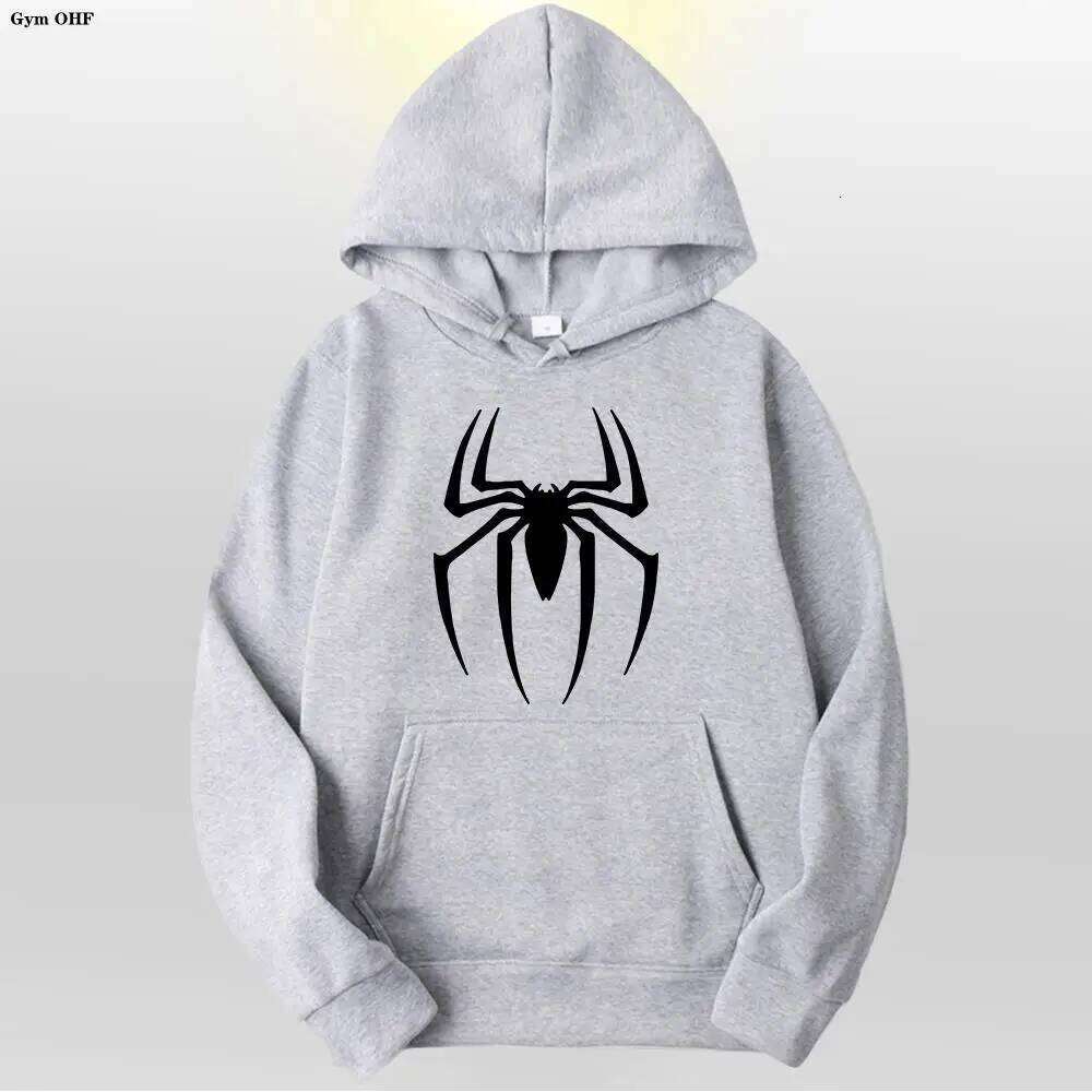 Spider Fashion Brand Women's Male Casual Sweatshirts Men's Hoodies High Quality Pullover Sweatshirt Tops Fleece Z260314