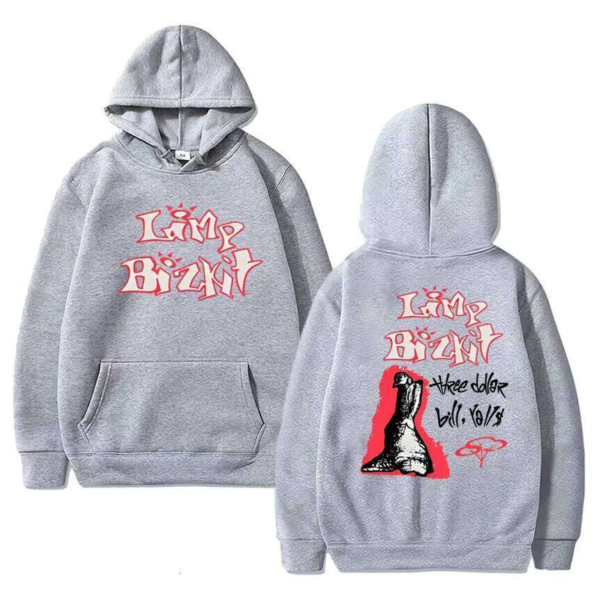 2025 New in Rock Band Limp Bizkit Vintage Double Sided Print Streetwear Men Women Cotton Casual Hoodie Unisex Gothic Sweatshirt Z260315