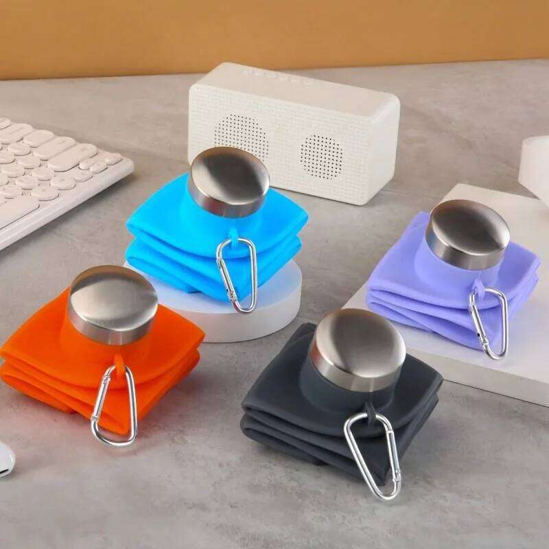 Silicone Sports Water - 700ml Collapsible Diamond Shaped Bottle for Travel, Gym, Outdoor Activities, Leak-Proof Portable Z260313