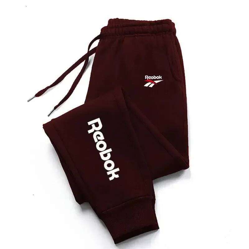 2025 Men's Leggings with Loose and Versatile Drawstring Sweatpants American Printing Pattern Sports Casual Solid Color pants Z260315