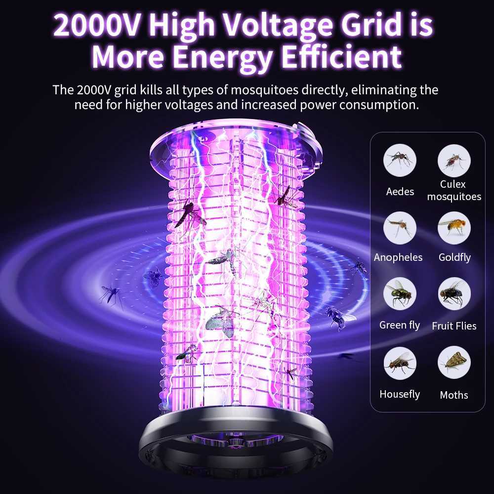 New LED Lamp Automatic Mosquito Attraction Physical Electric Shock Mosquito outdoor indoor multi-functional Electric Repellent H260313