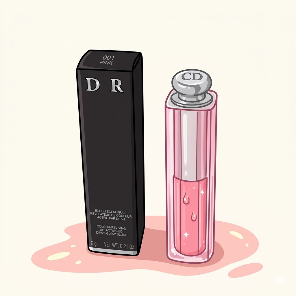 New Arrival Branded High-Quality Cream Blush Stick, Long-Lasting Natural Cheek Tint, Portable Blendable Blush Pen for Daily Makeup, Easy to Apply Face Blusher DIO-02