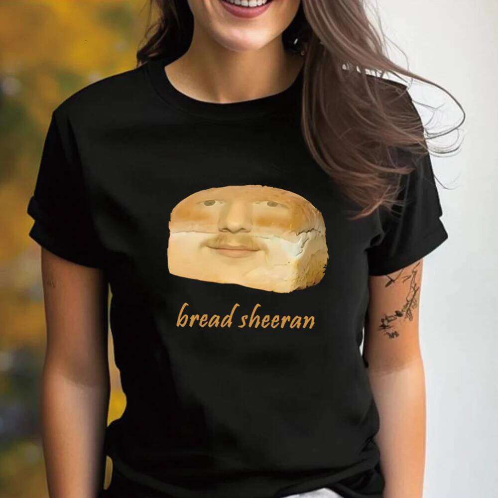 Funny Bread Sheeran T Ed Summer Tops Mathematics Tour Tee Unisex Harajuku Short Sleeve Print Casual Shirt Z260314