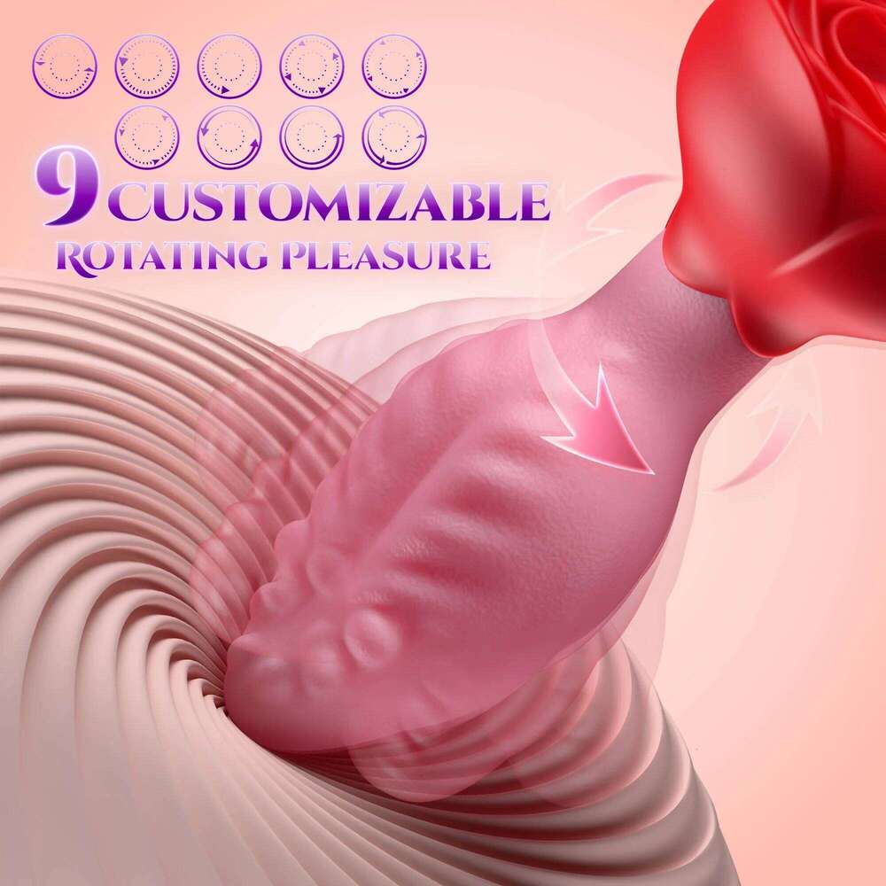 KUSHOR Remote Control Vibrator Butt Male Prostate Massager 360Rotation Anal Plug Adults Sex Toys for Women Men Gay 26H0313