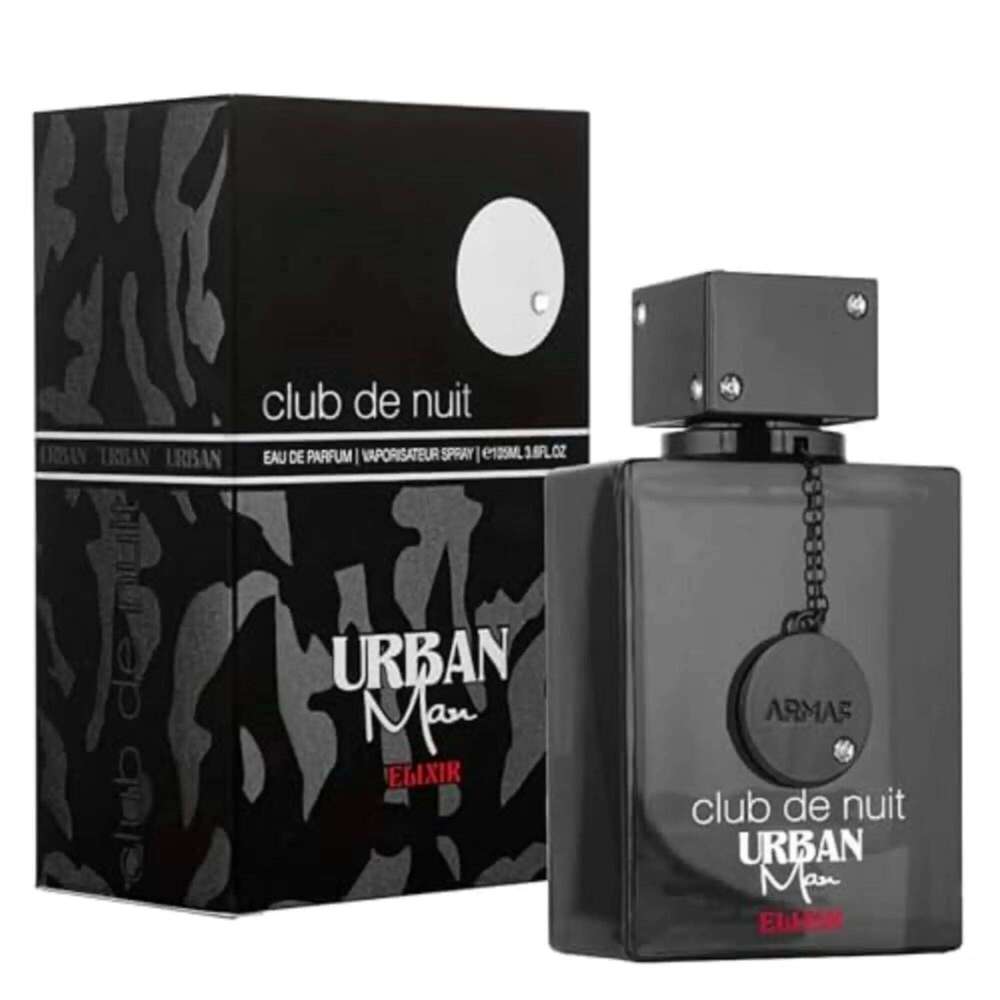 Armaf Club De Nuit Urban Man Elixir for Men Eau de Parfum Spray, 3.6 Ounce long lasting fragrance natural perfume Cologne 26H0312