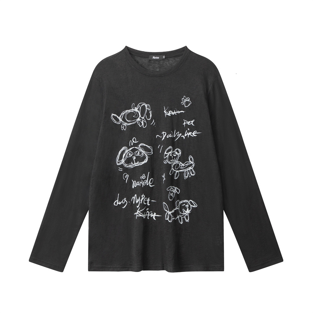 Heyhenry Thin Sun-protective Printed Long-sleeve Cover-up Top Designer Hoodie Designer Shirt Summer American Polo Shirt Style Casual Loose Round-neck 