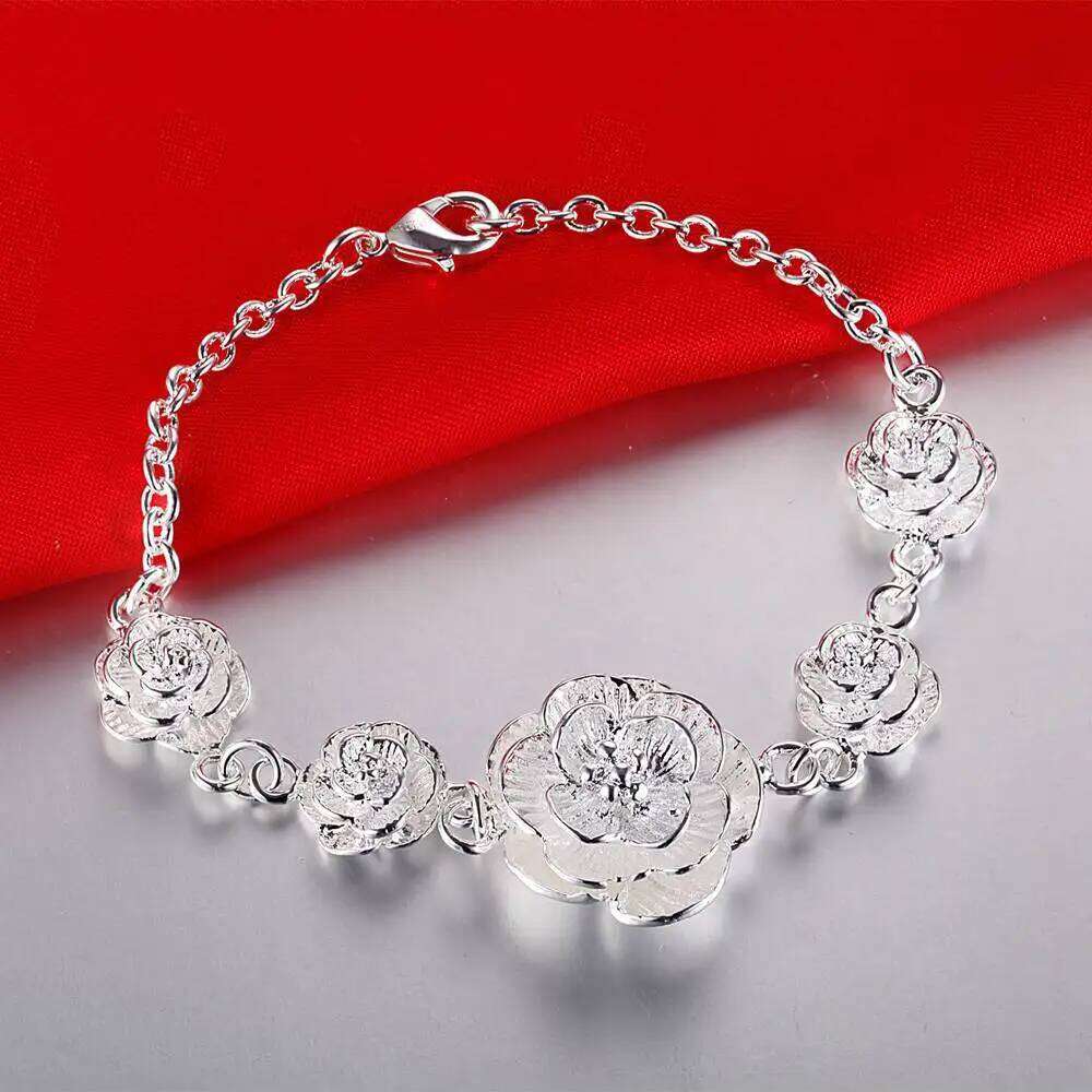 925 Sterling Silver Bracelet Dolphin High Quality Romance Chain For Women Fashion Engagement Party Wedding Jewelry Gift Z260313