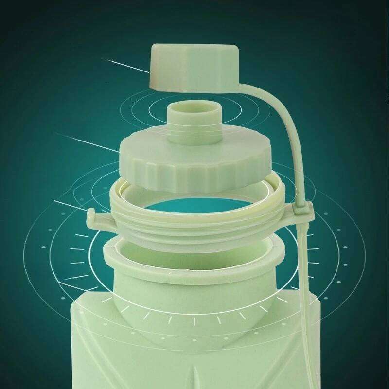 600ml Creative Stretchable Silicone Folding Cup Multifunctional Heat-resistant Portable Travel Outdoor Sport Water Kettle Z260314