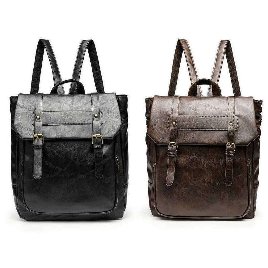 Pu Leather Fashion Preppy Style Japanese Kawaii Backpack For Women Daily Versatile Bag