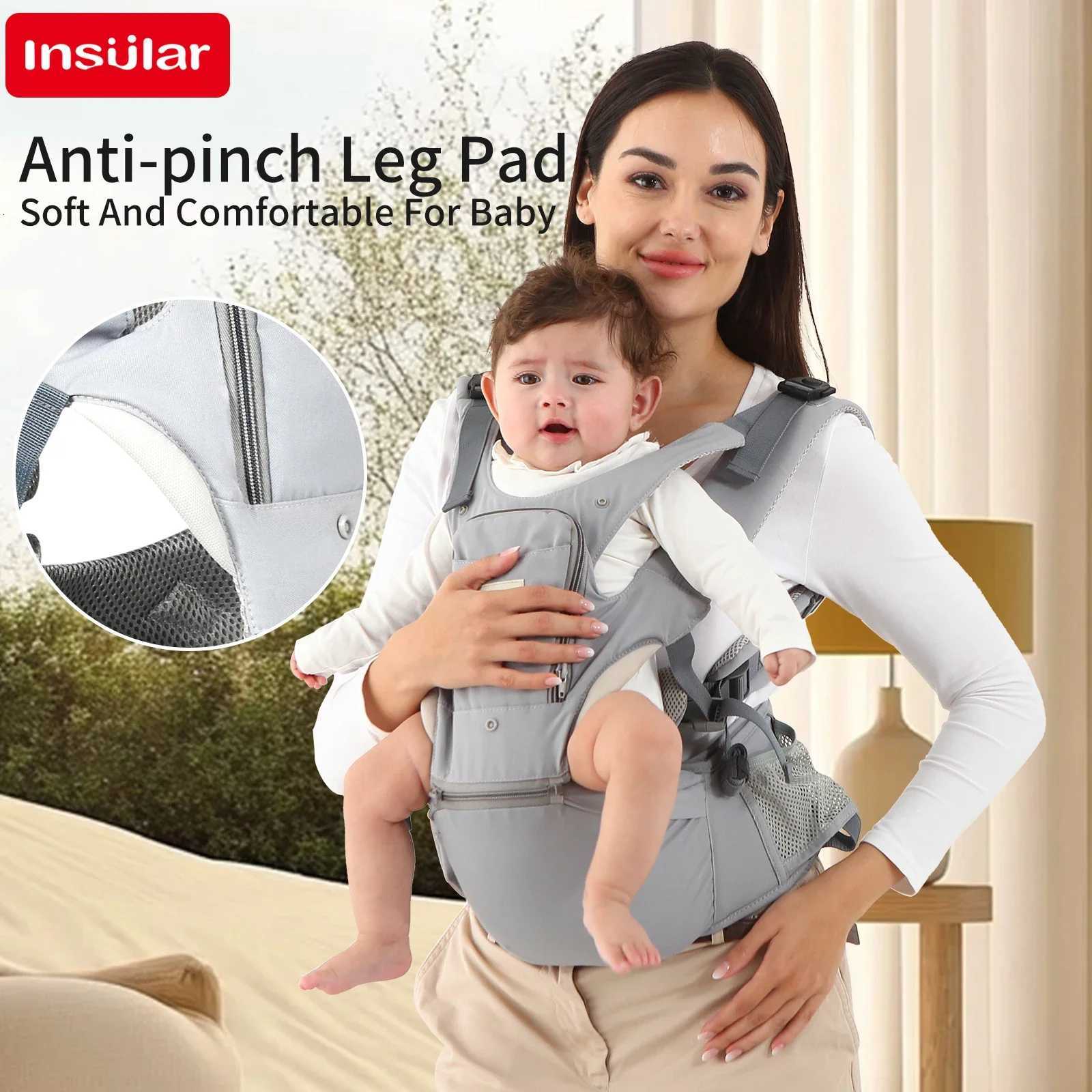 INSULAR Child Waist Stool Breathable Baby Carrier With Hip Seat 3 In 1 Multi-functional Waist Stool Front Hold Portable 4 Season X260313
