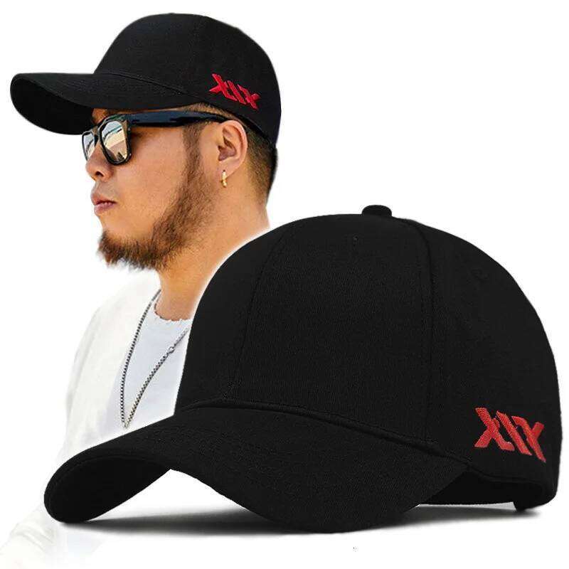 58-60 60-68cm Large Head Big Causal Peaked Hats Cool Hip Hop Hat Man Plus Size Baseball Caps Gorros Para 2022 Z260314