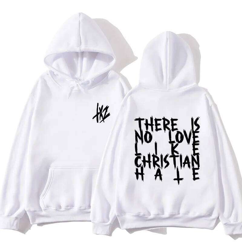 TX2 Merch No Love Song Printed Hoodie Unisex Hip Hop Autumn Winter Sweatshirt Hoody Tracksuit Z260314