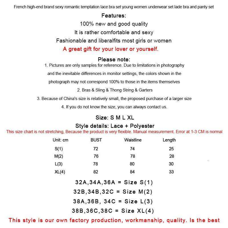 Lace Women Lingerie 4 Pcs Sling Open Sexy Wiht Garter Panties Push Up Bra Set Erotic Transparent Underwear Net Stockings