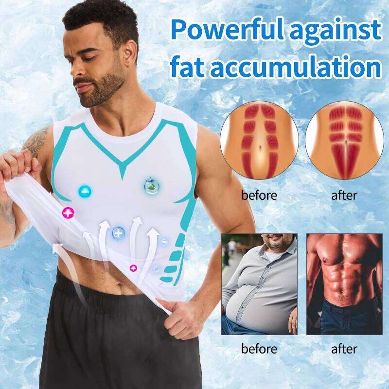 Men Compression Sleeveless Shirt Tummy Control Fitness Sport Breathable Vest Abdomen Slimming Tight Tank Mesh Quick Drying Top 26Y0313