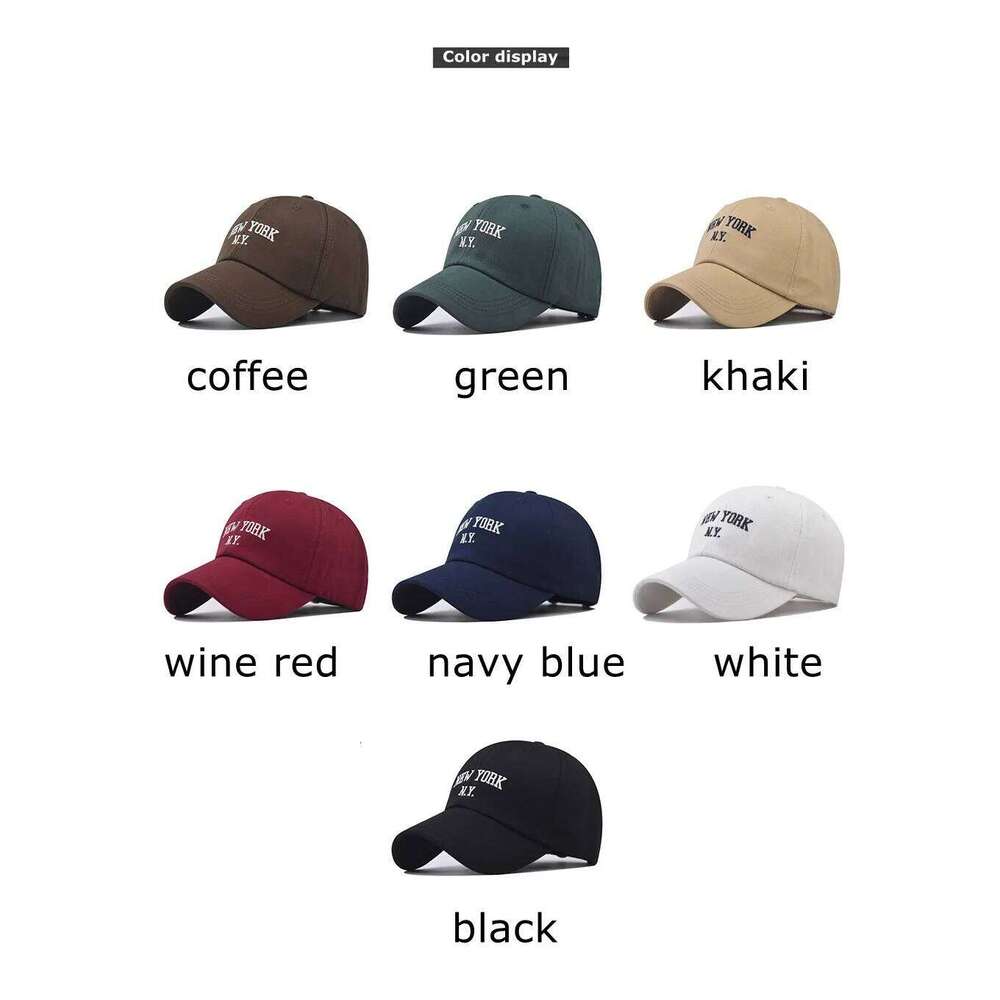 Fashion Cotton Baseball Cap for Women and Men NEW YORK Embroidery Hat Casual Snapback Hats Summer Sun Caps Unisex Z260314