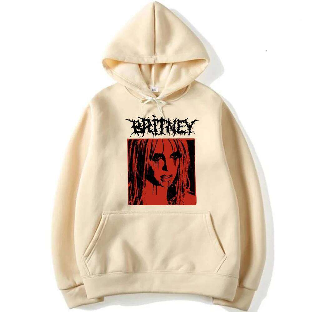 Britney Spears Metal Rock Graphic Hoodies Male and Female Z260314