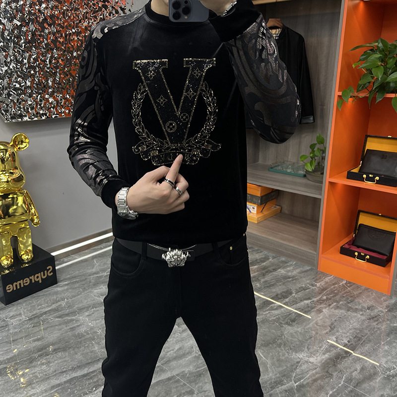 Designer Shirt Mens Clothes Elegance Long Sleeve Comfortable Fabric Casual Essentials Shirt High-end 2026 Luxury Daily Wear Popular