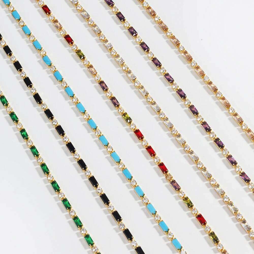 Sexy Choker Iced Out Tennis Chain Necklace For Women Cubic Zircon Crystal Short Hiphop Neck Accessories Jewelry H260312