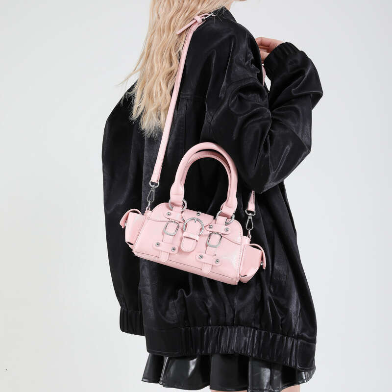 Alligator PU Boston Shoulder and Crossbody Bags Solid Hasp Unique Sense of y Handbags for Women Fashion 240824 86ee