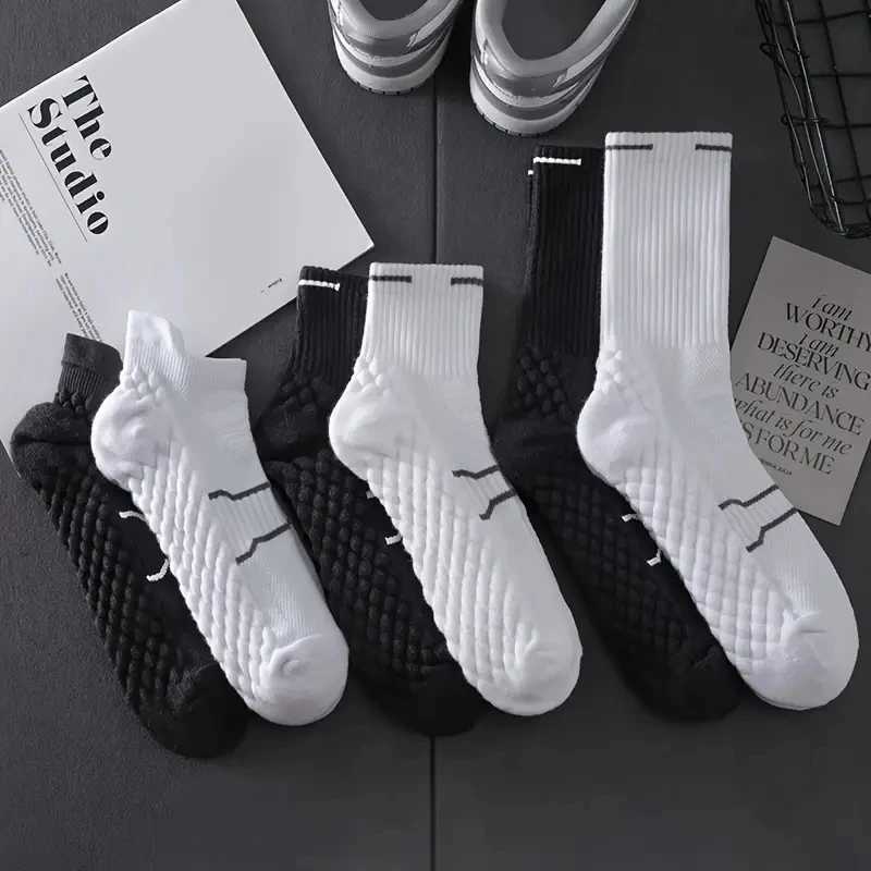 3pairs mens thick towel sports short socks Autumn winter warm mens outdoor running long socks mas basketball Tall tube socks D260313