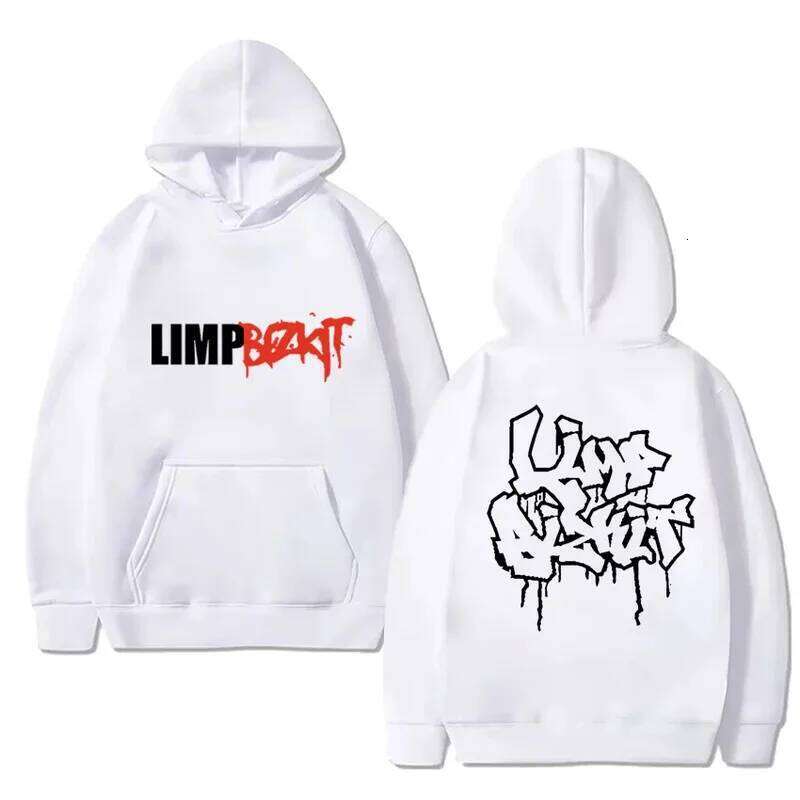 Best Known Limp Bizkit Bill Fashion Retro Sporty Casual Wear Men's/Women's Fleece Long Sleeve Hooded Sweatshirts Z260314