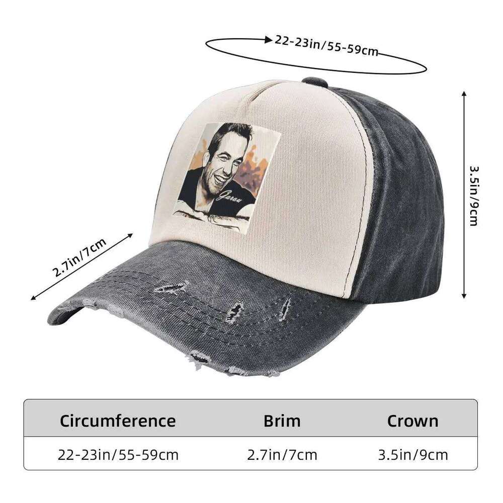 Garou Singer Art Baseball Cap Big Size New Sun Hat For Children beach Women's Men's Z260313