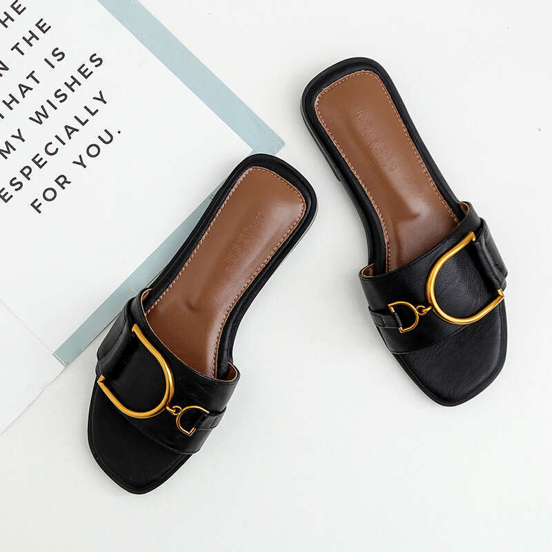 Free shipping with box slippers designer slides women luxury sandals sliders brown black white pink slide claquette luxe sandal mens womens slipper sh