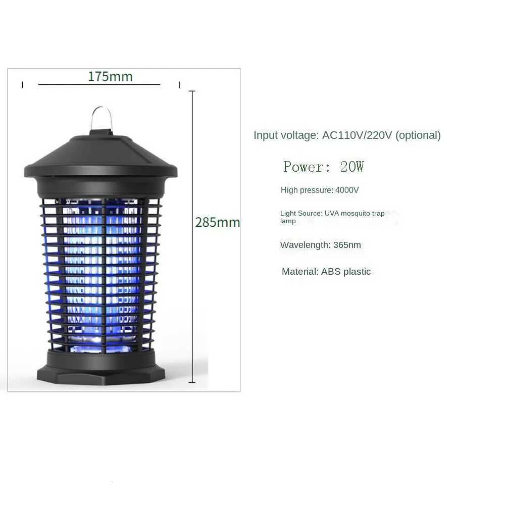 Mosquito Killer Outdoor Mosquito Killer Rainproof 4000V Electric Shock Garden Insect Killer Lamp Mosquito Lamp Traps Mosquitoes H260313