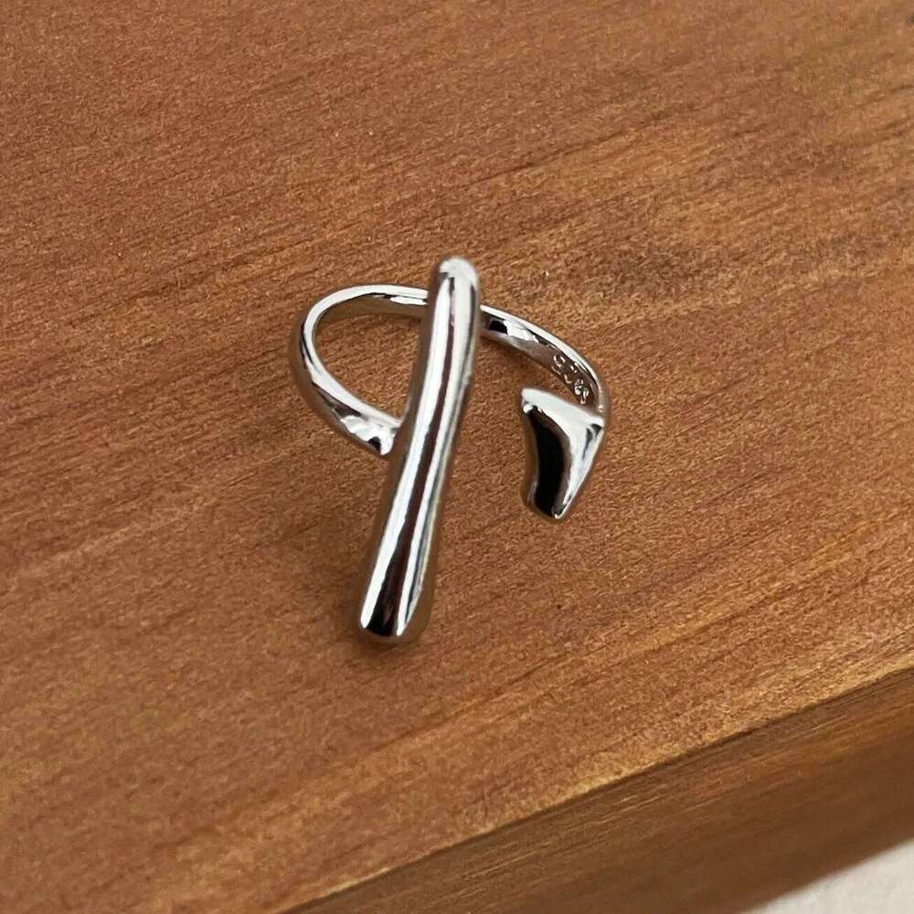 925 Sterling Silver Rings Women Men Fine Jewelry Finger Adjustable Open SImple Strip Ring For Party Birthday Gift H260312