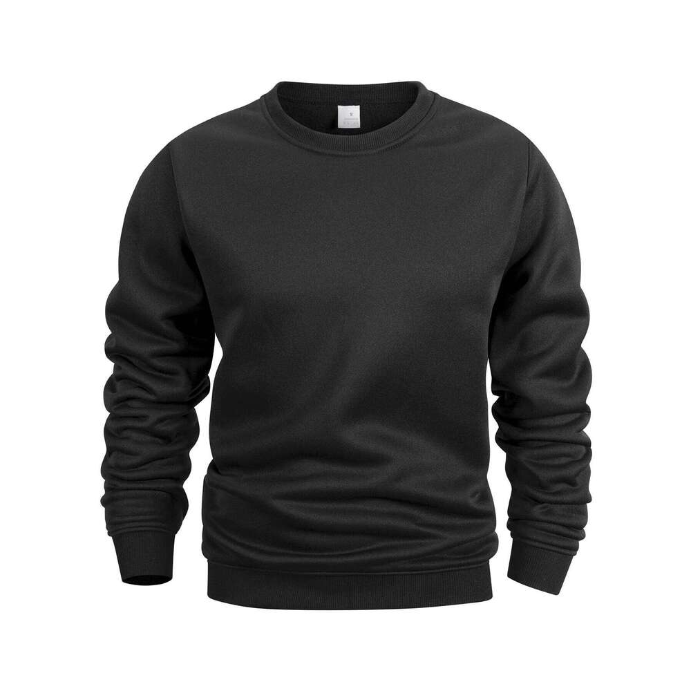 Men's Crew Neck Sweatshirts Solid Color Sweatwear Spring Outdoor Casual Daily Long Sleeve Pullover Hoodie Man Sportswear 26Y0313