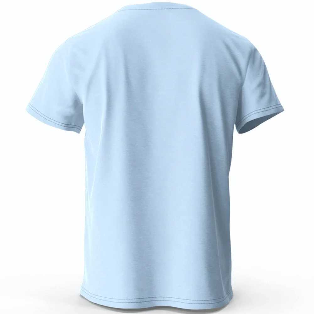 Mens Summer Essential 100 Cotton Printed T-Shirt Soft Breathable Round Neck Short Sleeve Tee Unisex Casual Wear D260313