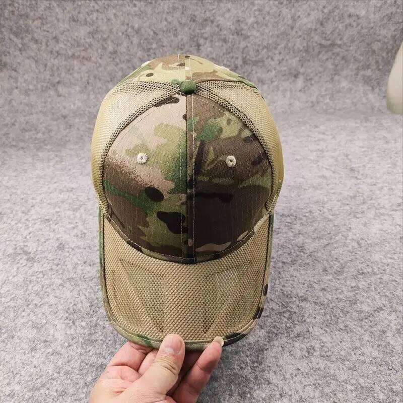 New XXL Large Size Camouflage Trucker Hat Men Breathable Mesh Baseball Cap Big Head Spring Summer Sun Caps Adjustable Z260314