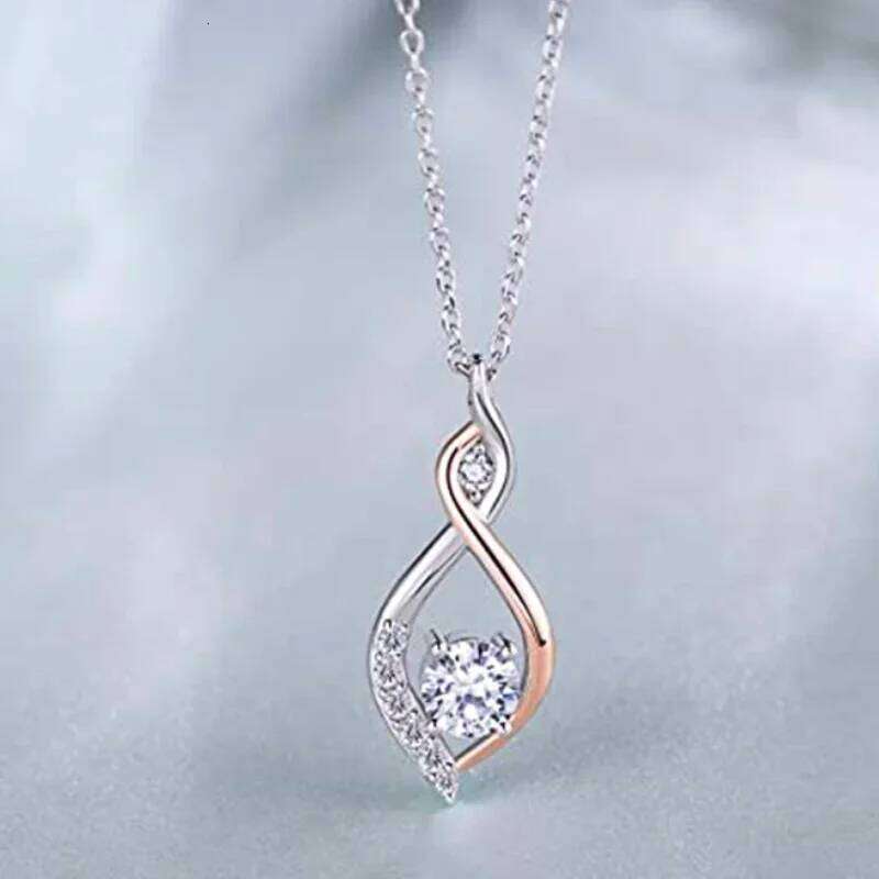 CAOSHI Chic Aesthetic Design Necklace for Women Bright Zirconia Wedding Party Jewelry Simple GracefulStyle Pendant Accessories H260312