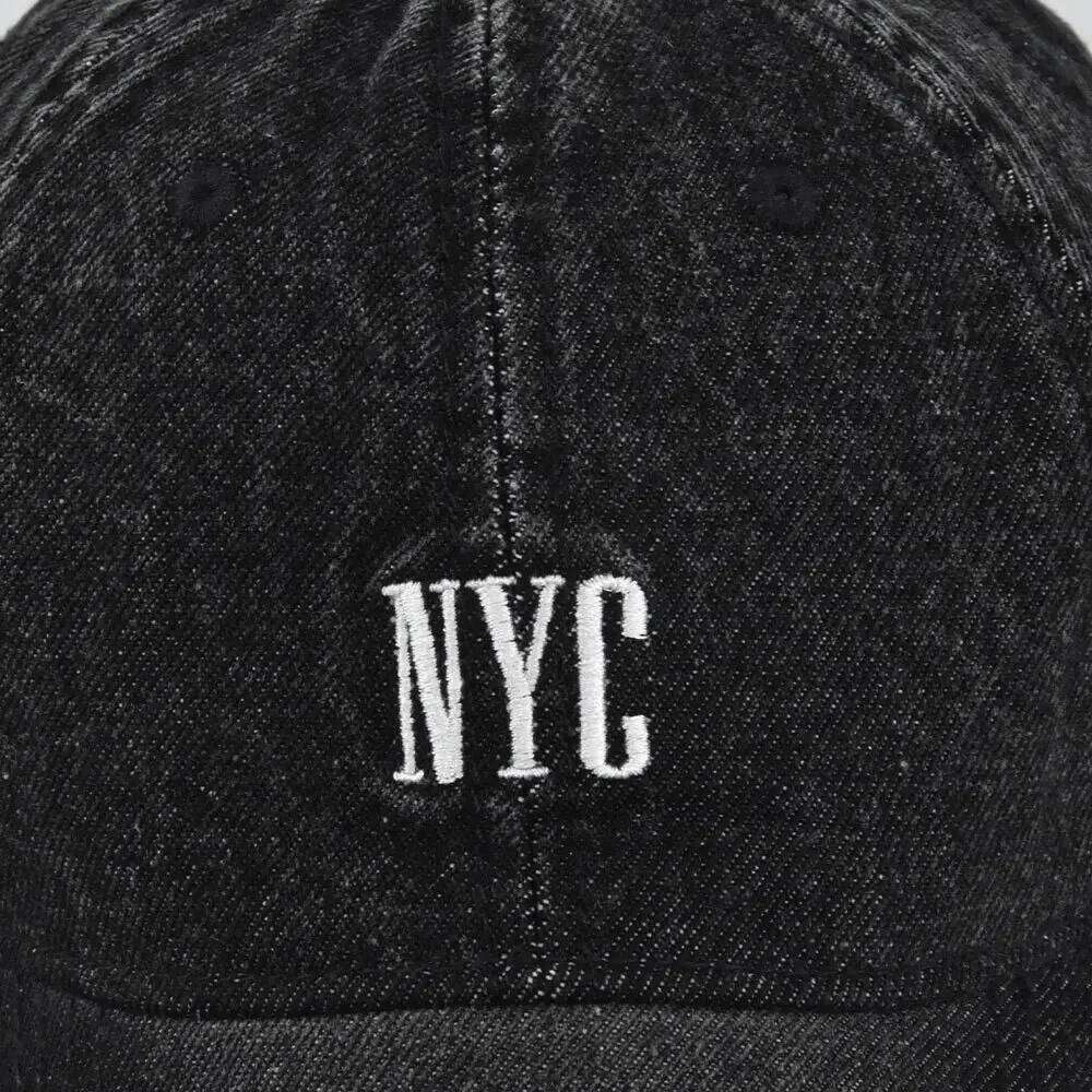 Washed NYC Embroidery Make Old Style Denim Fabric Baseball Hats For Women Man Hat Lady Casual Men Embroidered Sun Caps 54-60CM Z260314