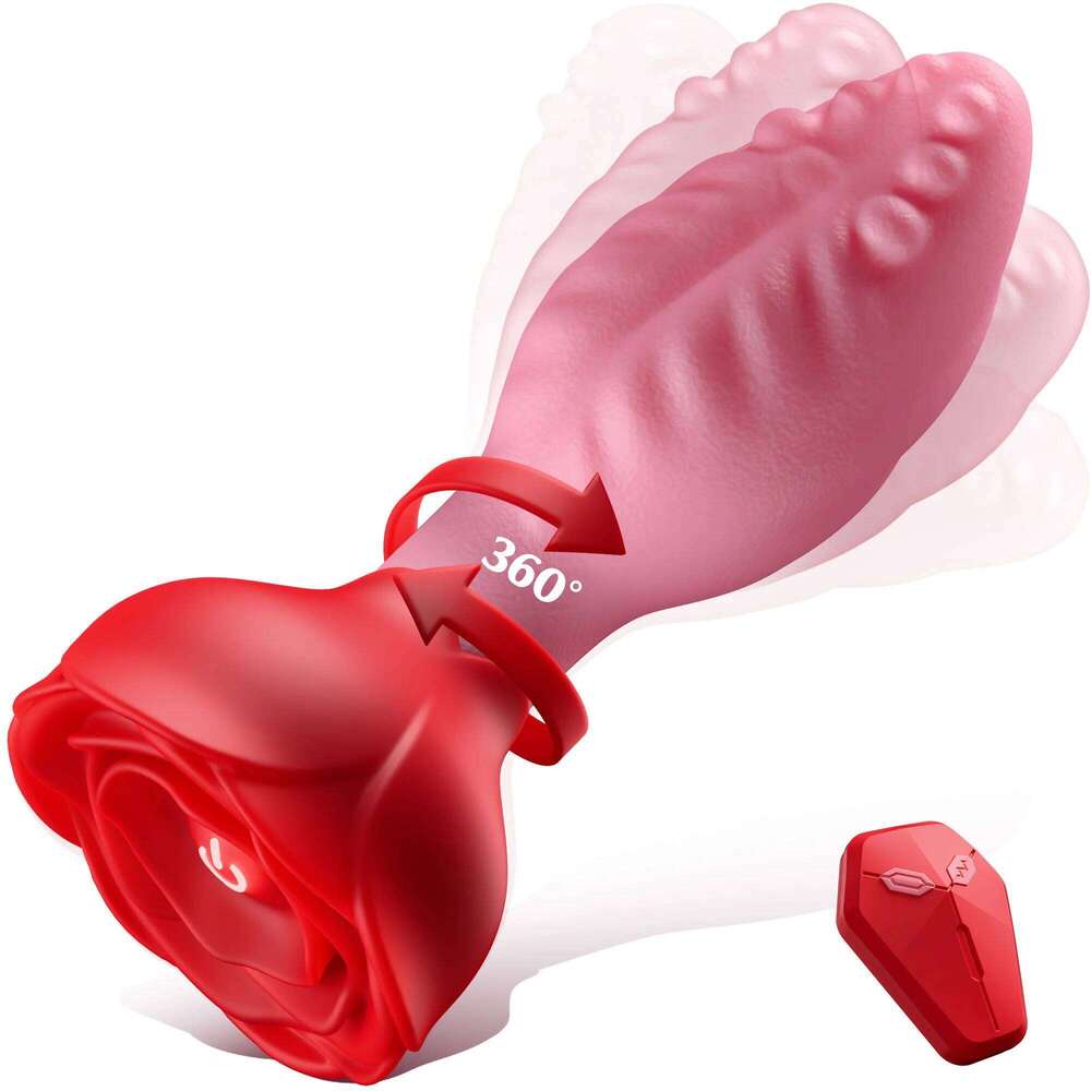 KUSHOR Remote Control Vibrator Butt Male Prostate Massager 360Rotation Anal Plug Adults Sex Toys for Women Men Gay 26H0313