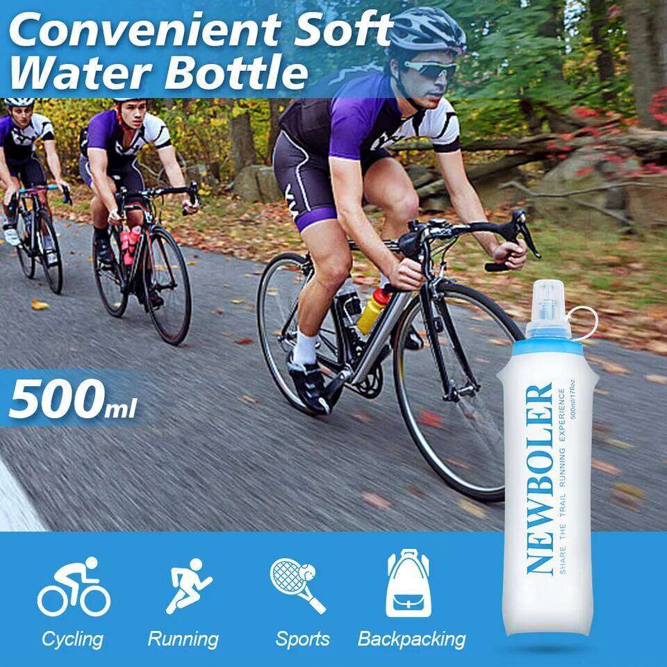 150/250/300/500/750ml Outdoor Collapsible Silicone Bite Size Running Camping Hiking Travel Convenient Water Z260313