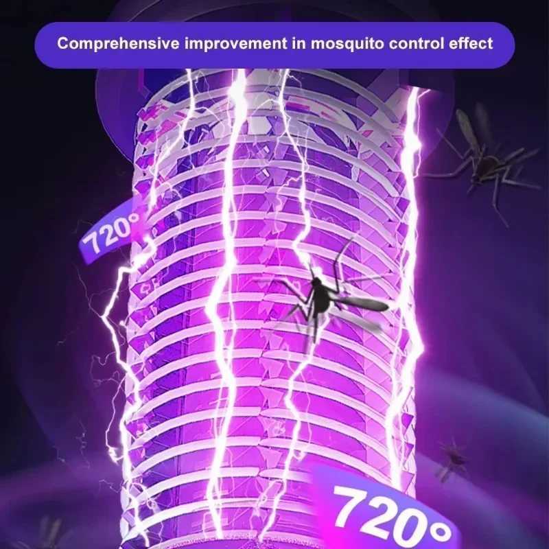 Portable Mosquito Killer Lamp Wired/Wireless Electric Fly Trap Bedroom Silent Mosquito Killer Lamp Outdoor Mosquito Repeller H260313