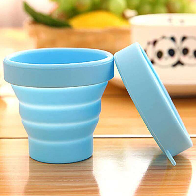 Outdoor Silicone Gargle Retractable Travel Mini Water Portable Compressed Folding Cup Z260313