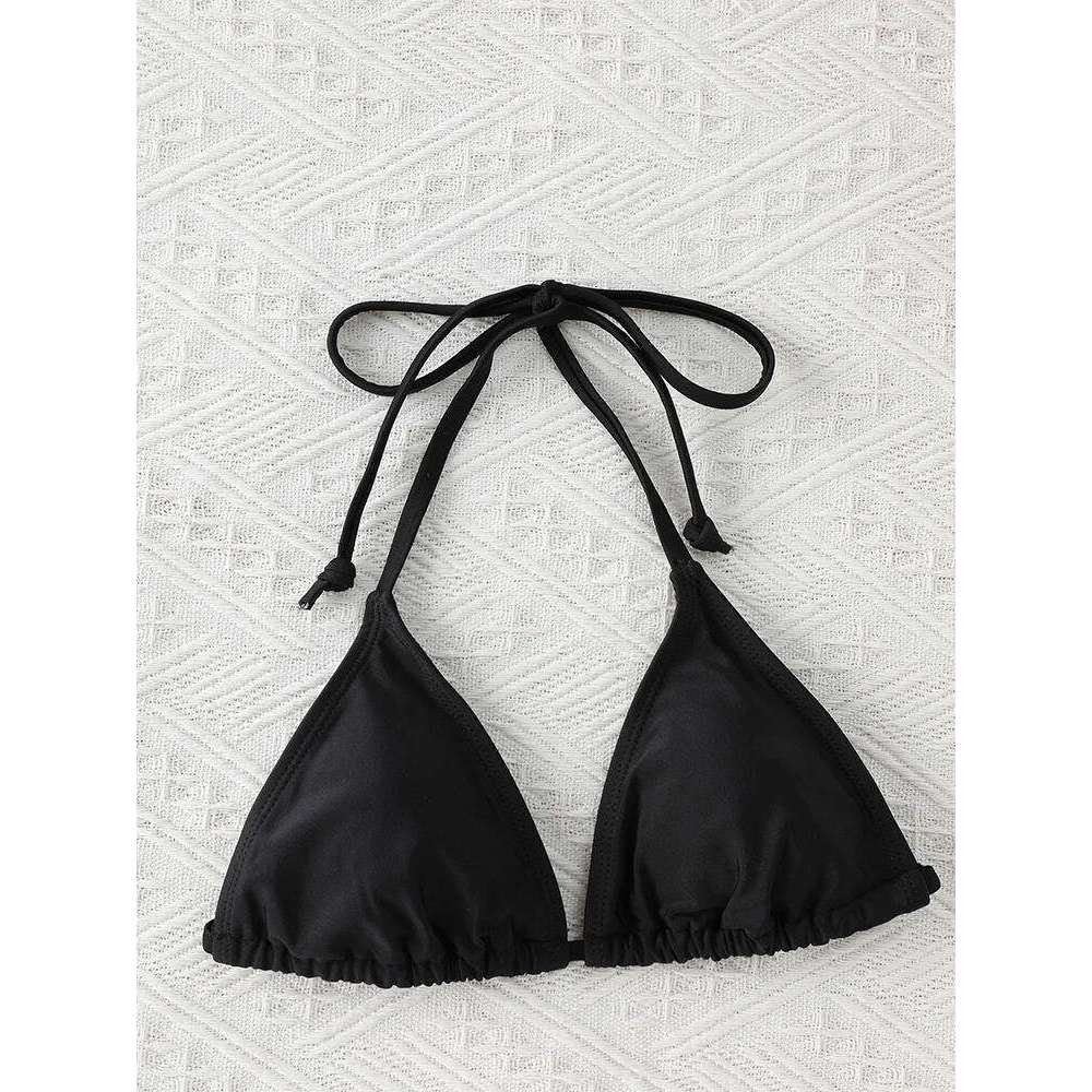 2024 Fashion Sexy Swimsuit Women Bikinis Set Triangle Swimwear String Beachwear Thong One Piece Suits Brazilian Biquini Y260303