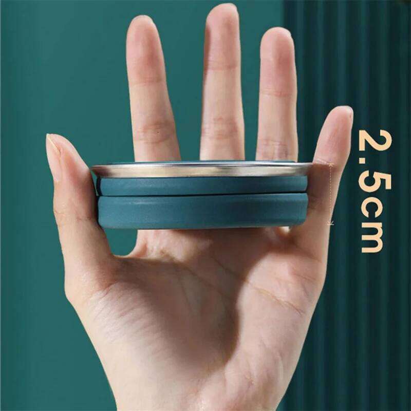 Food Grade Silicone Folding Cups Telescopic Water Bottle Heat Resistant For Travel Portable Mugs Camping HikingCoffee Handcup Z260313