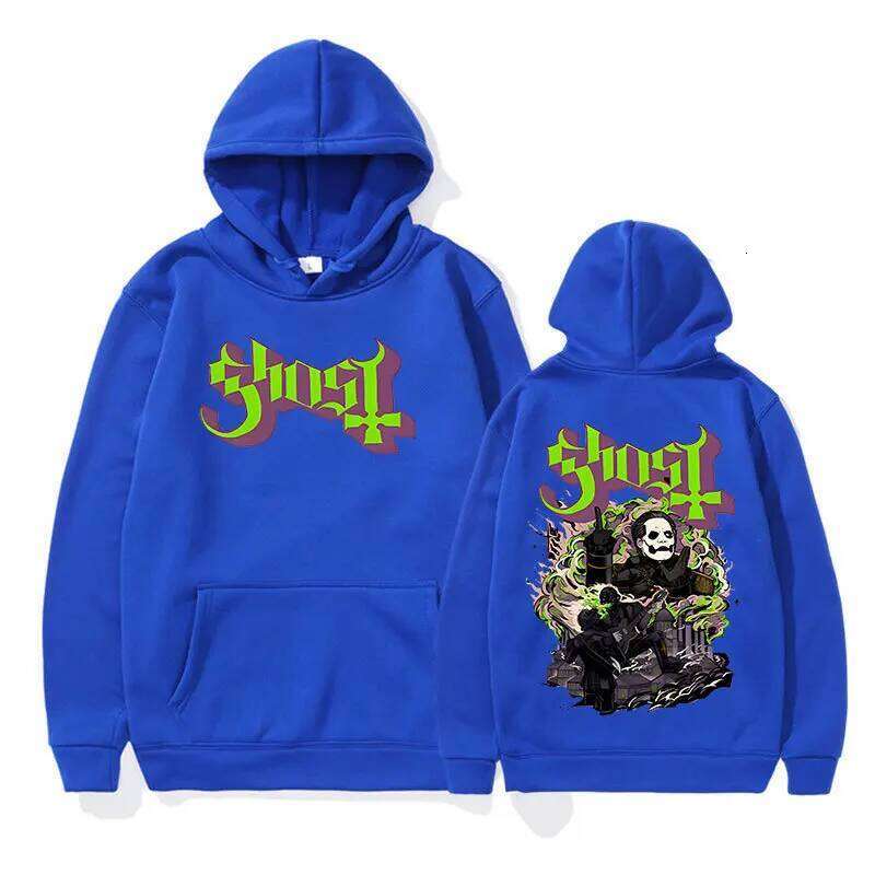 New Rock Ghost Band Print Hoodies Men Women Singer Graphic Printing Sweatshirts for Fans Casual Clothing Sudaderas Hip Hop Hoody Z260314