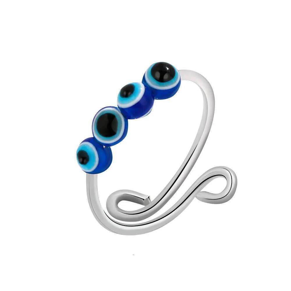 Anti Stress Anxiety Silver Ball 925 Women Men Spinner Fidget Rings Vintage Gold Couple Anillos Jewelry Free Shipping Gift H260312